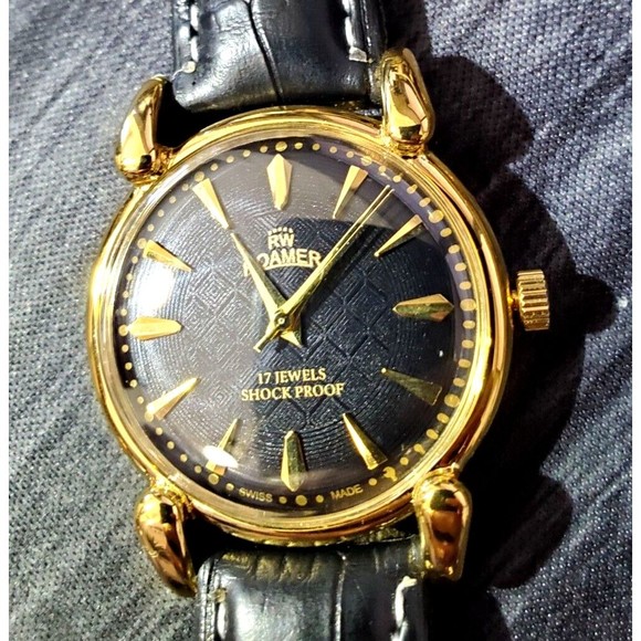 Vintage Roamer Shock Proof Hand Wind Swiss Watch Restored Serviced‎ GLD-… - Picture 3 of 11